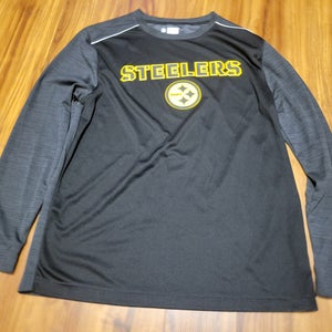 Pittsburgh Steelers NFL Team Apparel Long Sleeve Shirt, Tag Size L