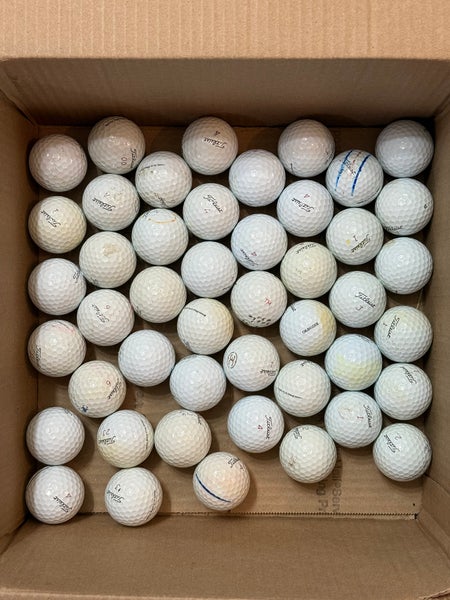 46 Titleist Pro V1x Golf Balls - 3A Fair Condition