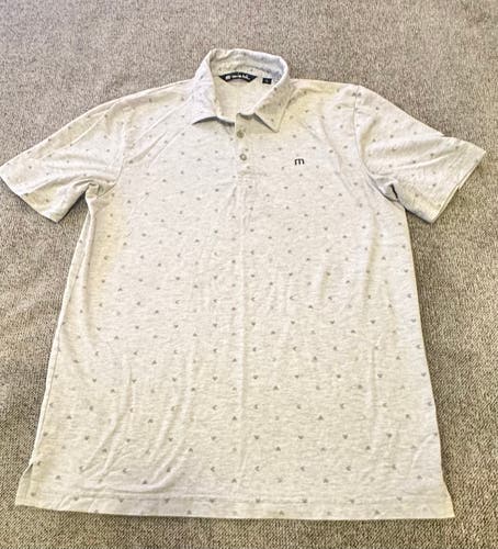 Men's Travis Matthew gray polo Shirt