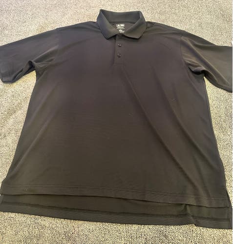 Black Large Men's Adidas Polo Shirt