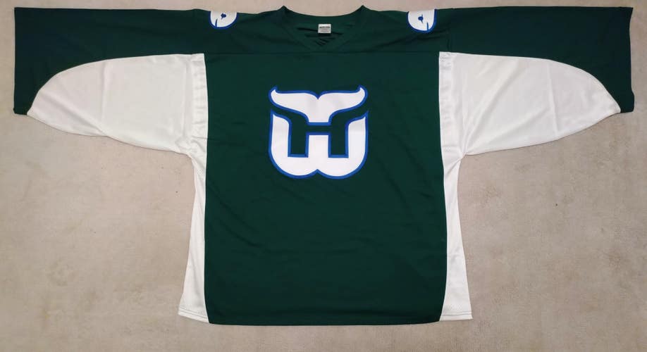 H7100 "Whalers" Style Hockey Goalie Jersey - 4XL - Dk.Green -NEW