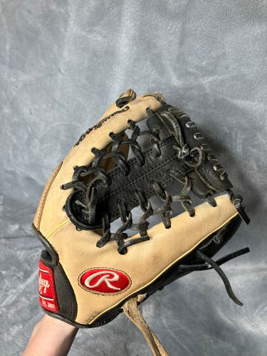 Brown Rawlings Gold Glove Elite RH Outfield Baseball Glove 11.5" (Used)