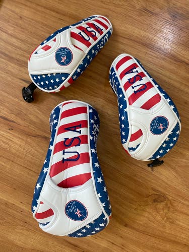 Patriotic USA Head cover bundle - driver, fwy, fwy/hybrid