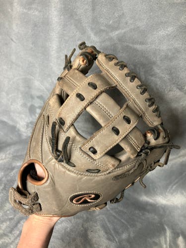 Gray Rawlings Gold Glove Elite RH Catcher's Baseball Glove 33" (Used)