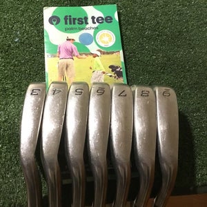 Taylormade Burner Supersteel Irons Set 3-9 Irons Regular R-80 Rifle Steel -1/2