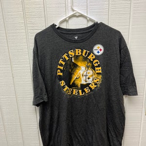 NFL Pittsburgh Steelers Fanatics Men’s XL Graphic Print Tee Black/Yellow