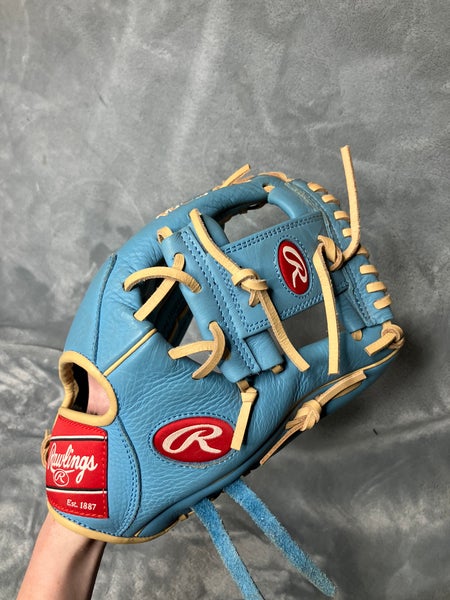 Blue Rawlings Select Pro Lite RH First Base Baseball Glove 11.5" (Used)