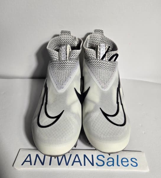 Nike Alpha Menace Elite 3 White Black Football Cleats CT6648  display picture 2