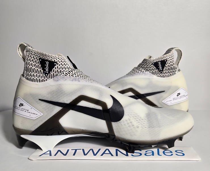 Nike Alpha Menace Elite 3 White Black Football Cleats CT6648  display picture 1