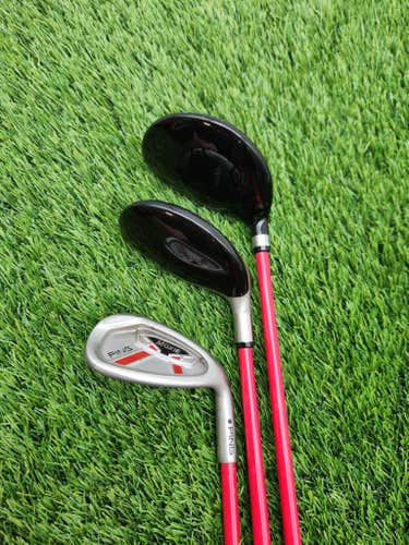 JUNIOR PING MOXIE CLUB SET FWY,HYBRID,SW JR FLEX GRAPHITE (KIDS 56" TALL)  GOOD