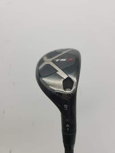 2019 TITLEIST TS3 4 HYBRID 21* STIFF HZRDUS SMOKE BLACK GOOD