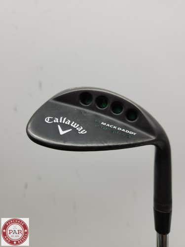 2018 CALLAWAY MACK DADDY 4 MATTE BLACK WEDGE 56*/13 WEDGEFLEX KBS 35" GOOD