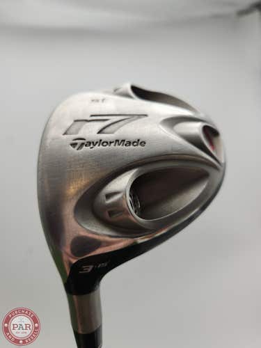 LEFTY 2006 TAYLORMADE R7 STEEL 3 WOOD 15* STIFF REAX 70 GOOD