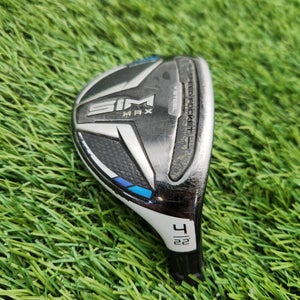 2020 TAYLORMADE SIM MAX 4 HYBRID 22* CLUBHEAD ONLY FAIR