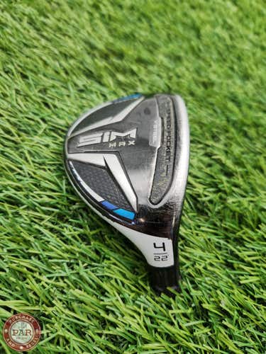 2020 TAYLORMADE SIM MAX 4 HYBRID 22* CLUBHEAD ONLY FAIR