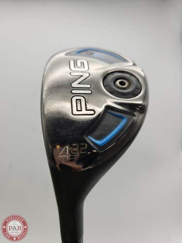 LEFTY 2015 PING G30 4 HYBRID 22* SENIOR AEROTECH STEELFIBER GOOD