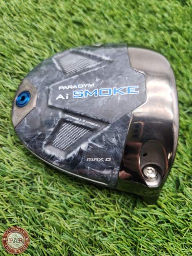 2024 CALLAWAY PARADYM AI SMOKE MAX D DRIVER 12* CLUBHEAD ONLY GOOD