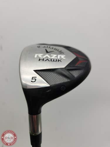 LEFTY 2011 CALLAWAY RAZR HAWK 5 WOOD STIFF CALLAWAY 50G GOOD