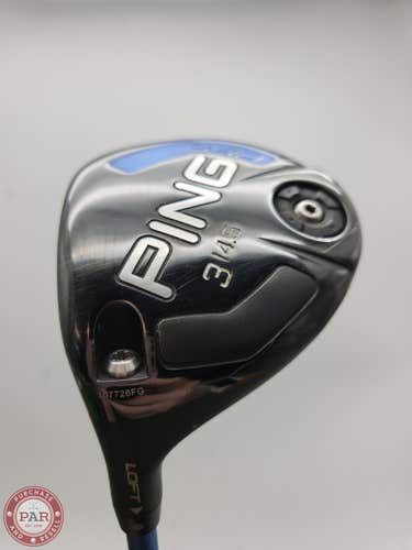 LEFTY 2015 PING G30 3 WOOD 14.5* REG TFC BLUE 419 +HC GOOD
