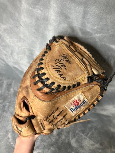 Brown Nokona RH Catcher Baseball Glove 33" (Used)