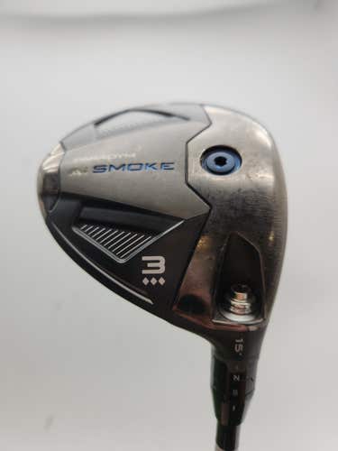 2024 CALLAWAY PARADYM AI SMOKE TRIP DMND 3 WOOD 15* STIFF PROJX DENALI GOOD