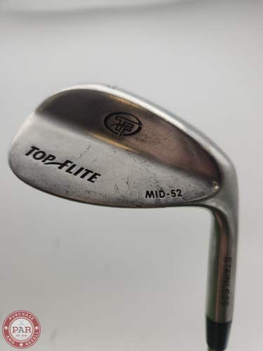 TOP FLITE MID STAINLESS  WEDGE 52* REG TF STEEL 35.25" GOOD