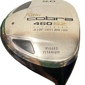 King Cobra 460 SZ Milled Ti Driver 9* RH 65g Aldila Stiff Graphite 45" New Grip