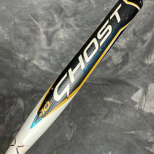 White 2022 Easton Ghost Composite Bat (-10) Composite 23 oz 33" (Used)