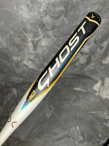 White 2022 Easton Ghost Composite Bat (-10) Composite 23 oz 33" (Used)