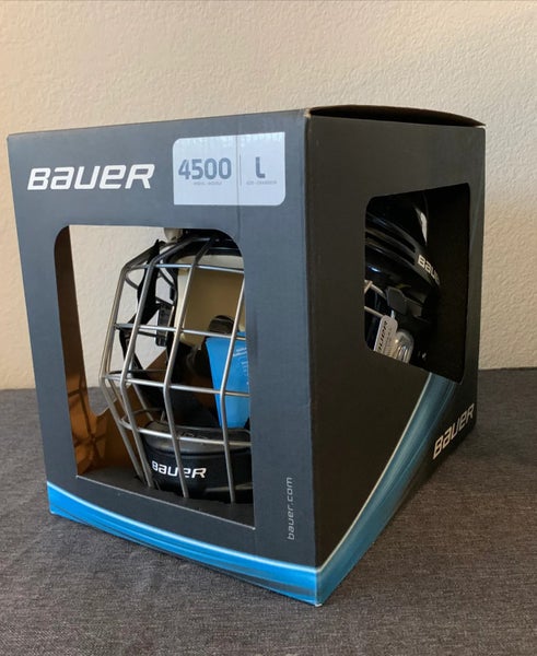 Brand New Black Large Bauer 4500 Helmet - HECC active until 2029