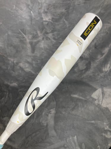 2025 Rawlings Icon Composite Bat USSSA Certified (-5) Composite 25 oz 30" (Used)