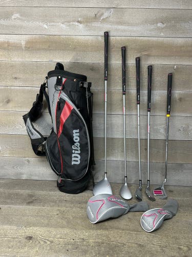 Top Flite Youth 5 Club Junior Set Teal & Pink Ages 5-8 Height 46"-52"