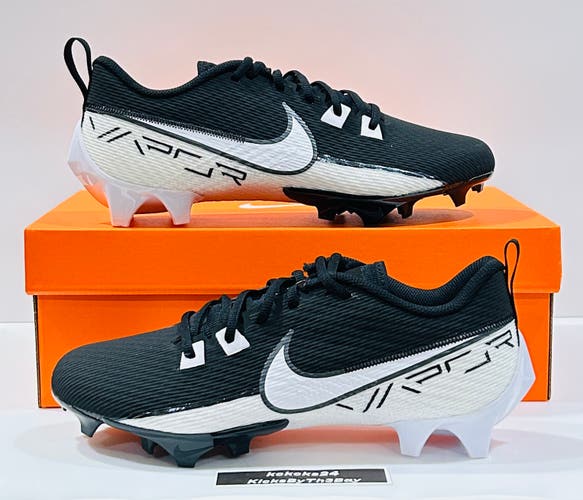 Size 10 Nike Vapor Edge Speed 360 2 Football Cleats Black White DA5455-001