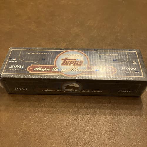 2003 Topps Baseball Complete Set (Series 1 & 2) Factory Sealed MLB