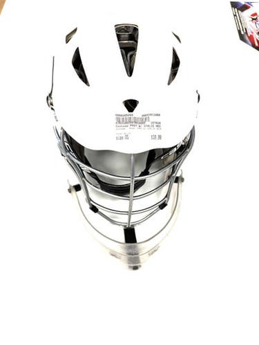 Used Cascade PRO7 W/ GOALIE NECK Lacrosse Helmet White One Size 11860-C000305260