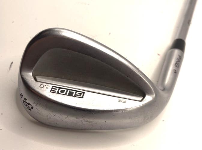 Left Handed Ping Glide 2.0 Wedge Lob LW 58/10 AWT Steel Wedge Flex Black Dot SS
