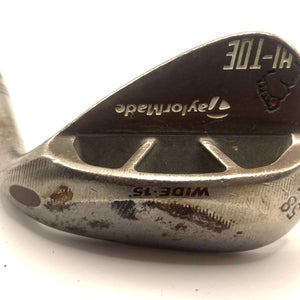 TaylorMade Hi-Toe Wide Bigfoot Raw Lob Wedge 58*-15 Steel Wedge Flex CP2 Grip