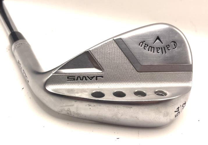 Callaway Jaws Full Toe Raw Face Chrome Sand Wedge SW 54* 12 DG Spinner Mens RH