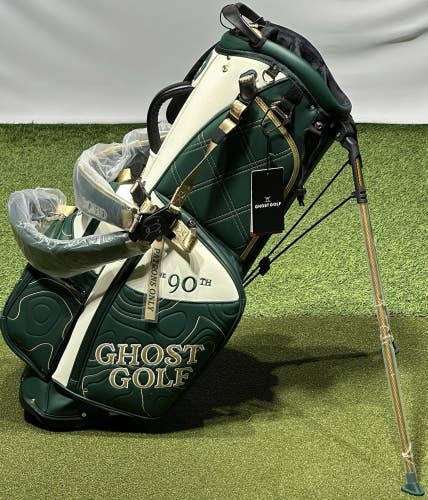 Ghost Golf Limited "Patrons Only" Augusta Green Masters Stand Bag 7-Way Top NEW