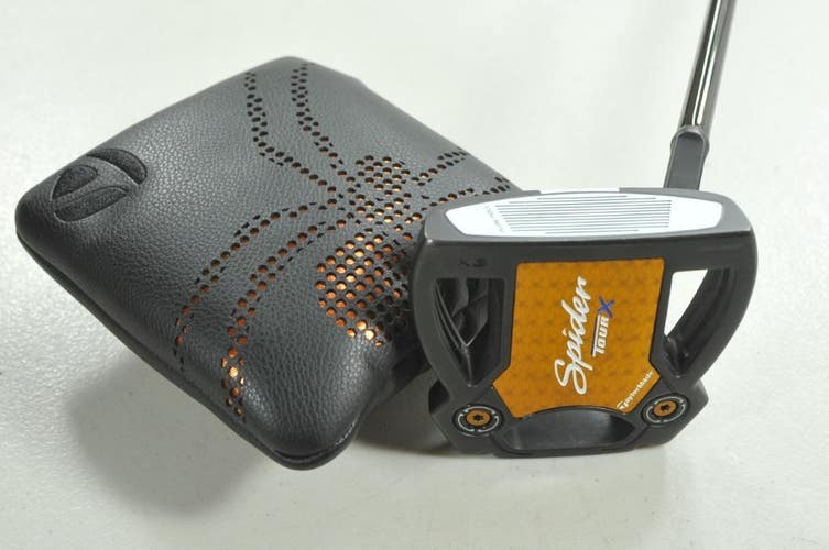 TaylorMade Spider Tour X Black #3 34.5" Putter Right KBS Steel w/ Cover # 212722