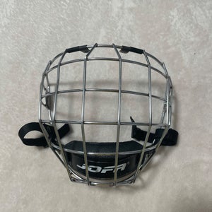 Rarest Hockey Cage Ever - Original Made In Sweden Medium Jofa Chrome Full Cage (Used)