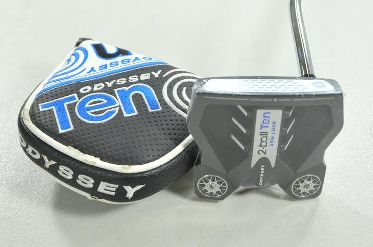 Odyssey Ten 2-Ball Arm Lock 42" Putter Right Steel with Head Cover NEW # 213080