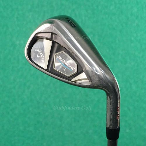 Callaway Rogue X CF18 Single 9 Iron Aldila Synergy 50IR-A Graphite Seniors