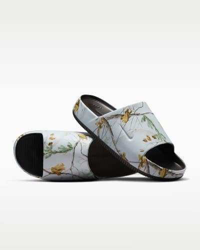 Nike Calm RealTree IB2885-201 Men's US Size 12 Velvet Brown Slide Sandals DDK781