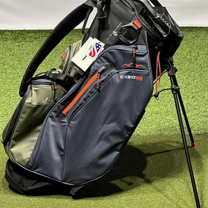 Sun Mountain C130 VLO Hybrid Stand Golf Bag 15-Way Divider Black/Olive/Inferno