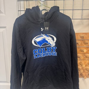 Black Men's Medium Colby Lacrosse Under Armour Sweatshirt (New)