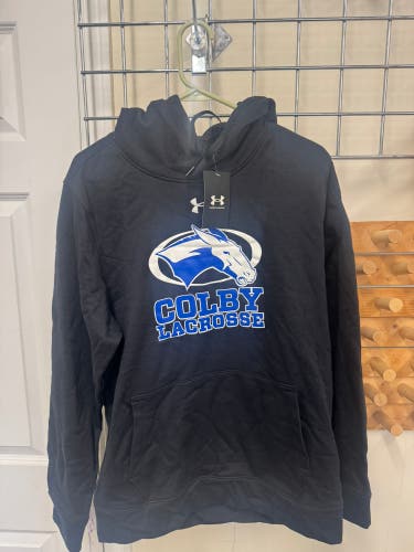 Black Men's Medium Colby Lacrosse Under Armour Sweatshirt (New)