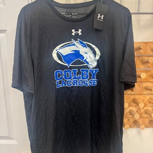 Black Medium Men's Under Armour Colby lacrosse Shirt (New)