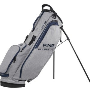 PING Hoofer Lite 231 4-Way Stand Carry Golf Bag Heather Grey/Navy NEW!