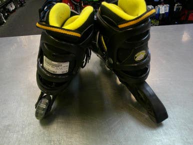 Used Mongoose ADJU IL 5-8 Junior Rec Fitness Skates Black Adjustable 11339-S000199626